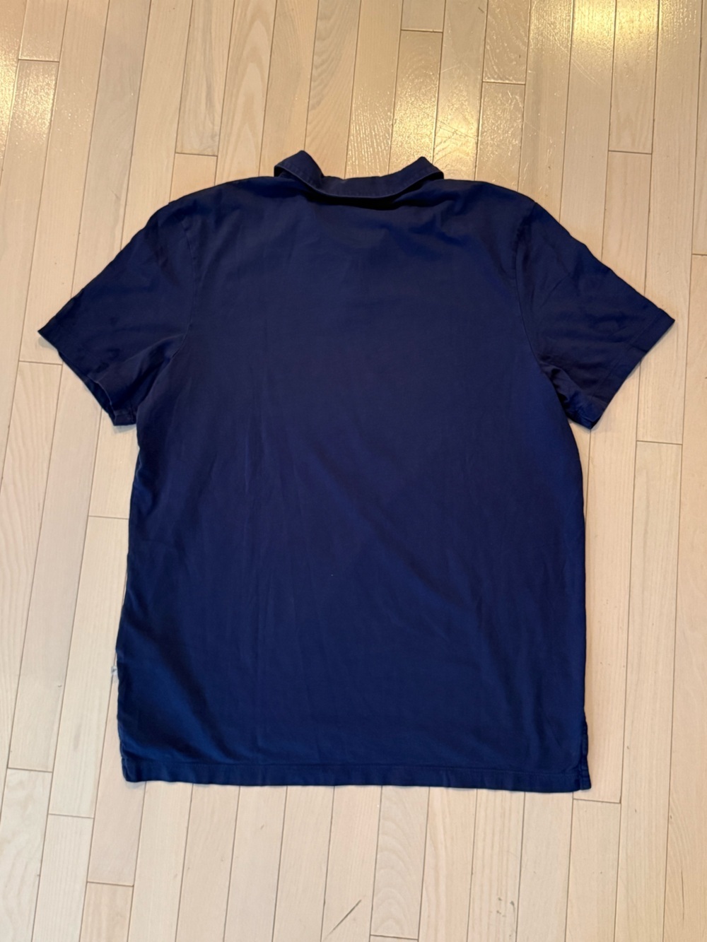 Men's James Perse Navy Polo Shirt - Picture 3 of 5